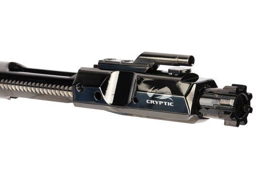 Cryptic Coatings premium Mystic Black AR-10 bolt carrier group for DPMS barrels works with 6.5 Creedmoor